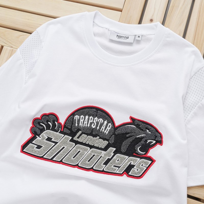 Футболка Trapstar London Shooters Leopard Еmbroidered "White" фото № 6