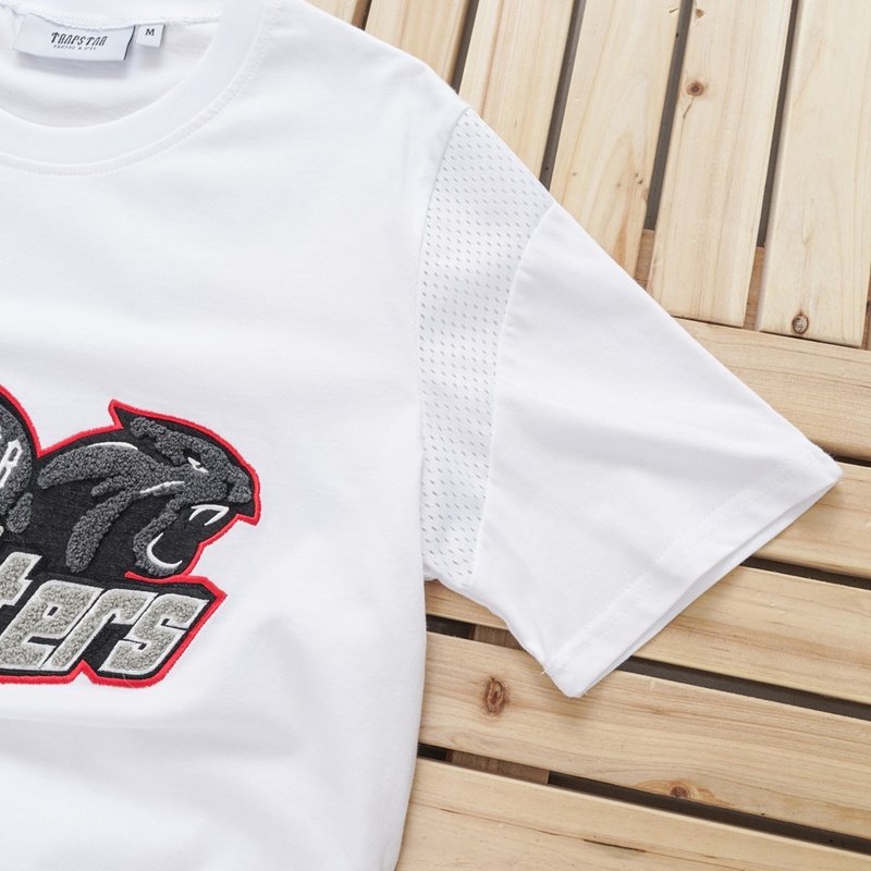 Футболка Trapstar London Shooters Leopard Еmbroidered "White" фото № 7