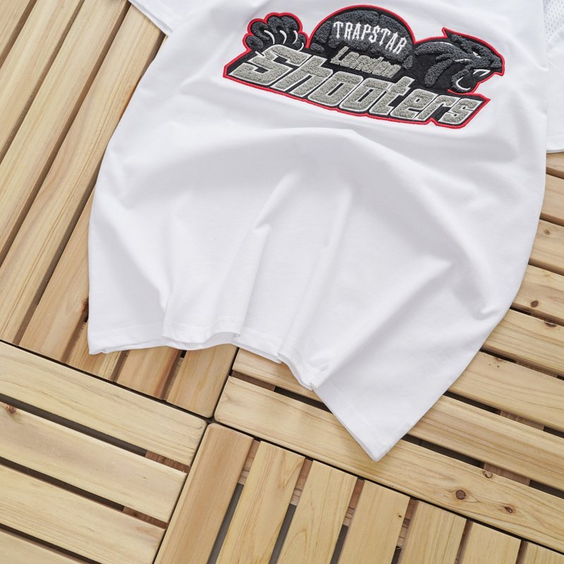 Футболка Trapstar London Shooters Leopard Еmbroidered "White" фото № 8