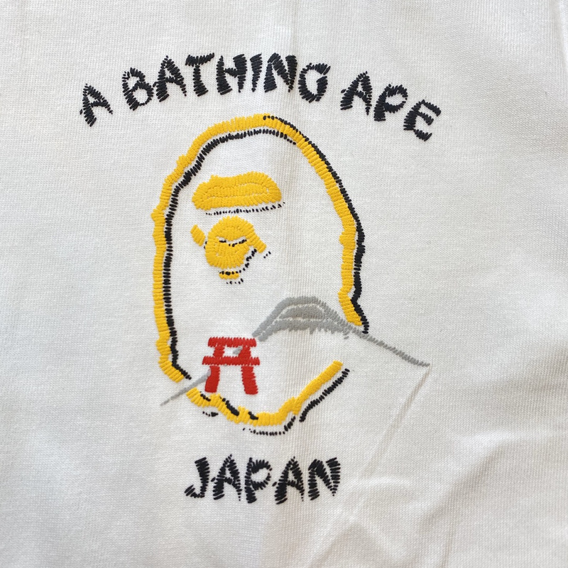 Футболка A Bathing Ape Map "White" фото № 6