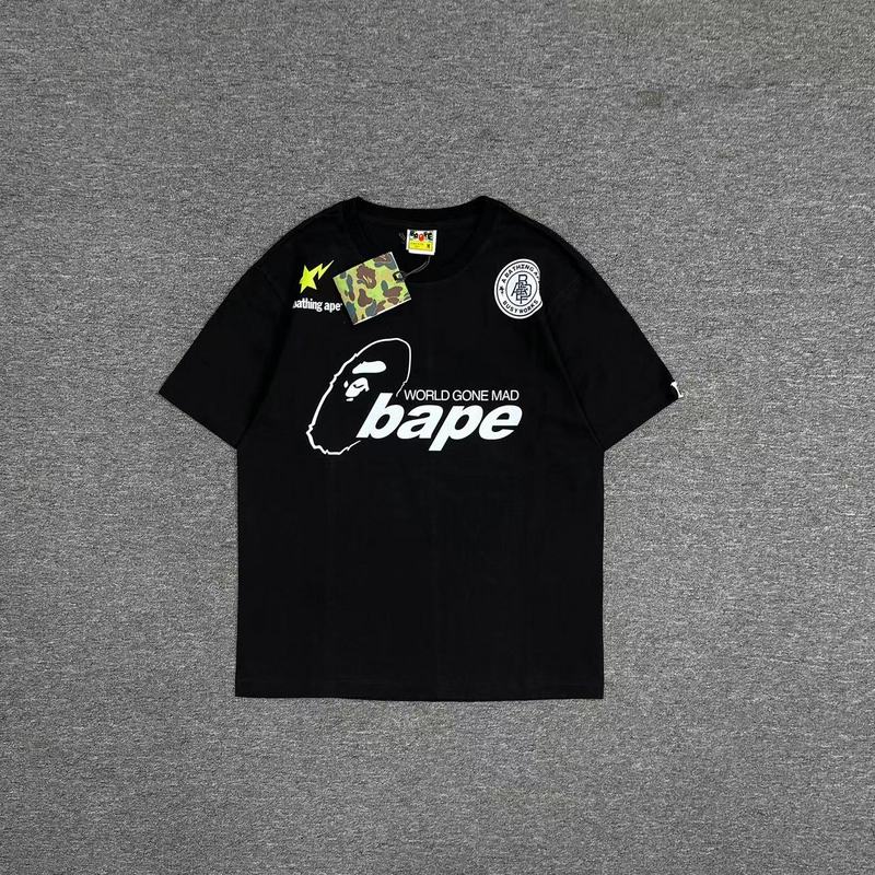 Футболка A Bathing Ape With Star "Black" фото № 5
