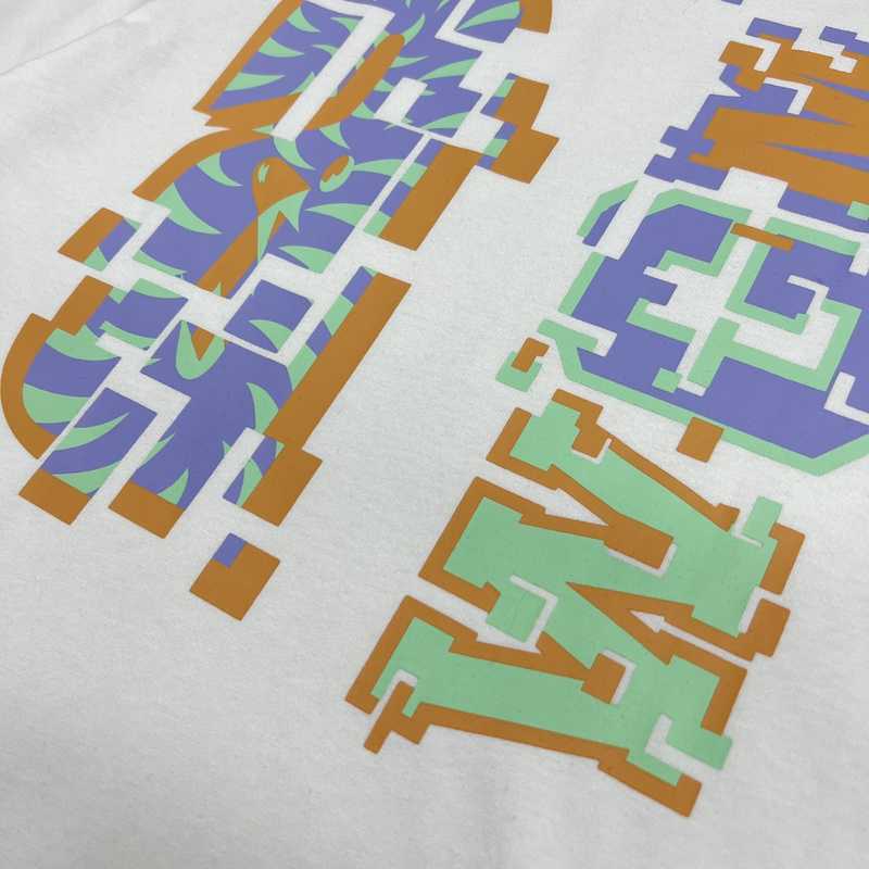 Футболка A Bathing Ape Crumbled Image "White" фото № 4