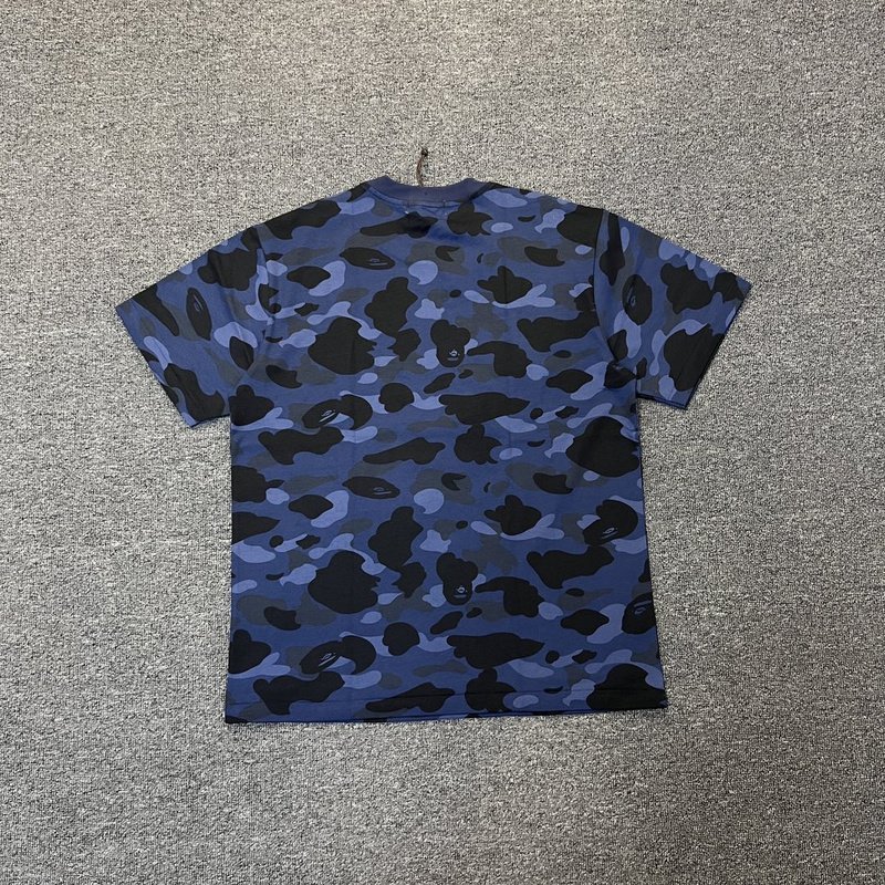 Футболка A Bathing Ape Speckle "Blue" фото № 3