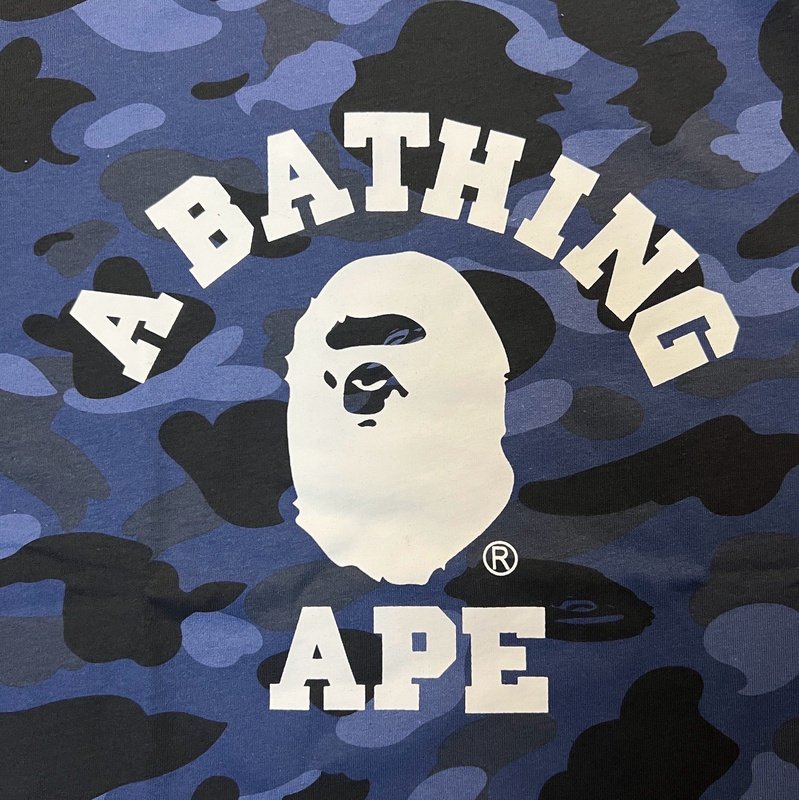 Футболка A Bathing Ape Speckle "Blue" фото № 5