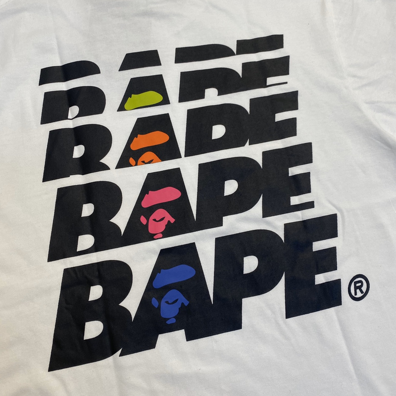 Футболка A Bathing Ape With Quote "White" фото № 2