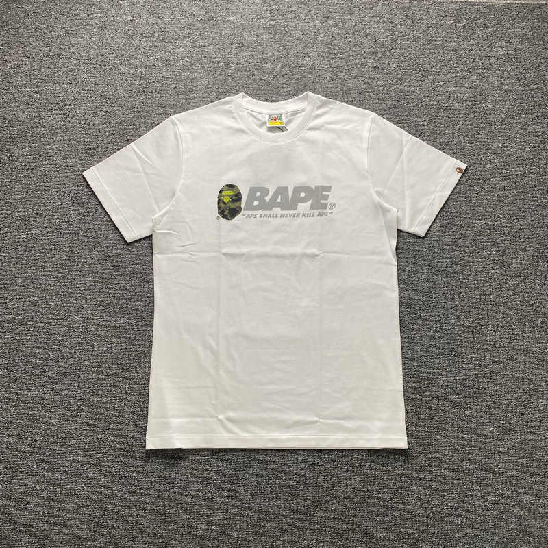 Футболка A Bathing Ape With Quote "White" фото № 5