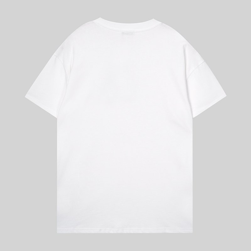 Футболка Alexander Mcqueen Skull Made Of Lines Front Print "White" фото № 2