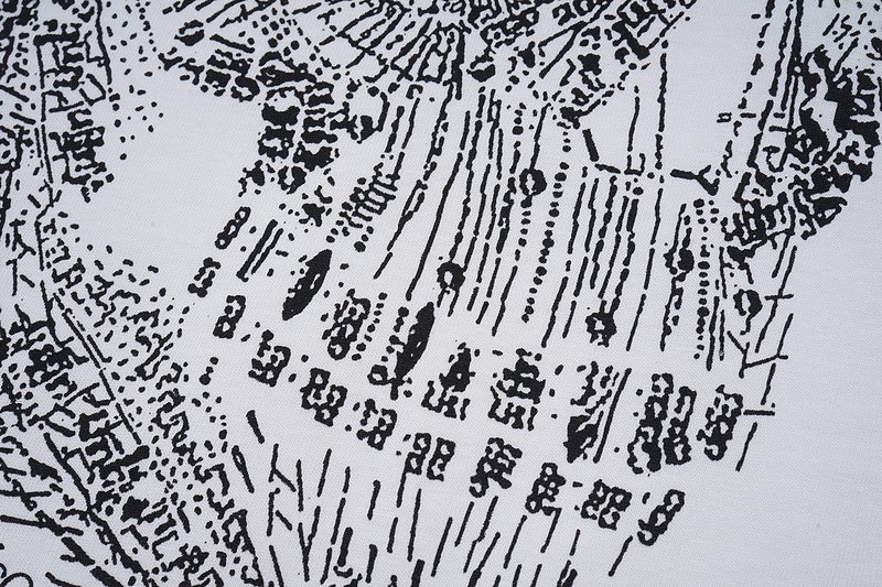 Футболка Alexander Mcqueen Skull Made Of Lines Front Print "White" фото № 4