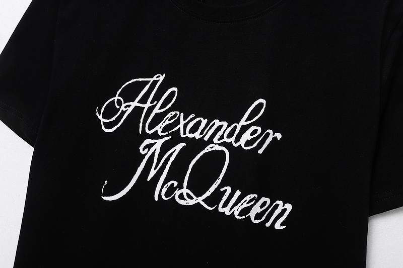 Футболка Alexander Mcqueen Plain "Black" фото № 3