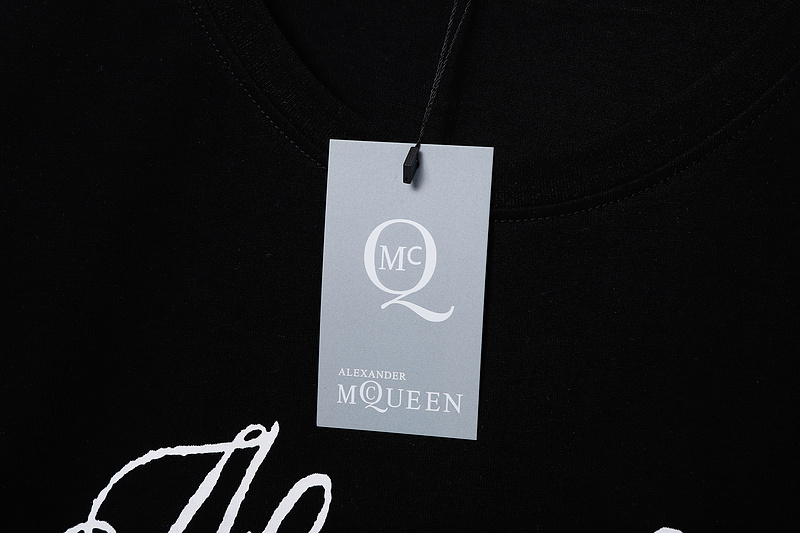 Футболка Alexander Mcqueen Plain "Black" фото № 5