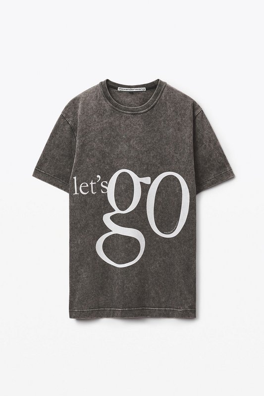 Футболка Alexander Wang Motivating "Gray" фото № 3