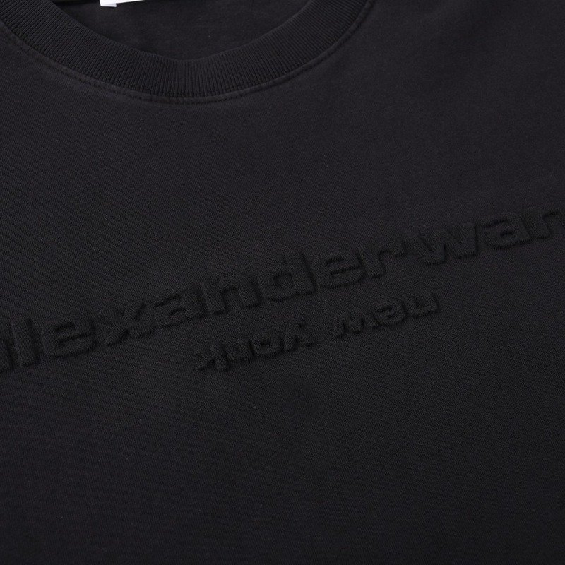 Футболка Alexander Wang Logo Brand New York Text "Black" фото № 4