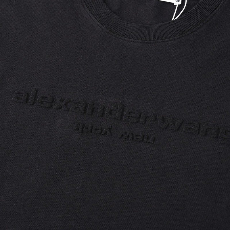 Футболка Alexander Wang Logo Brand New York Text "Black" фото № 7