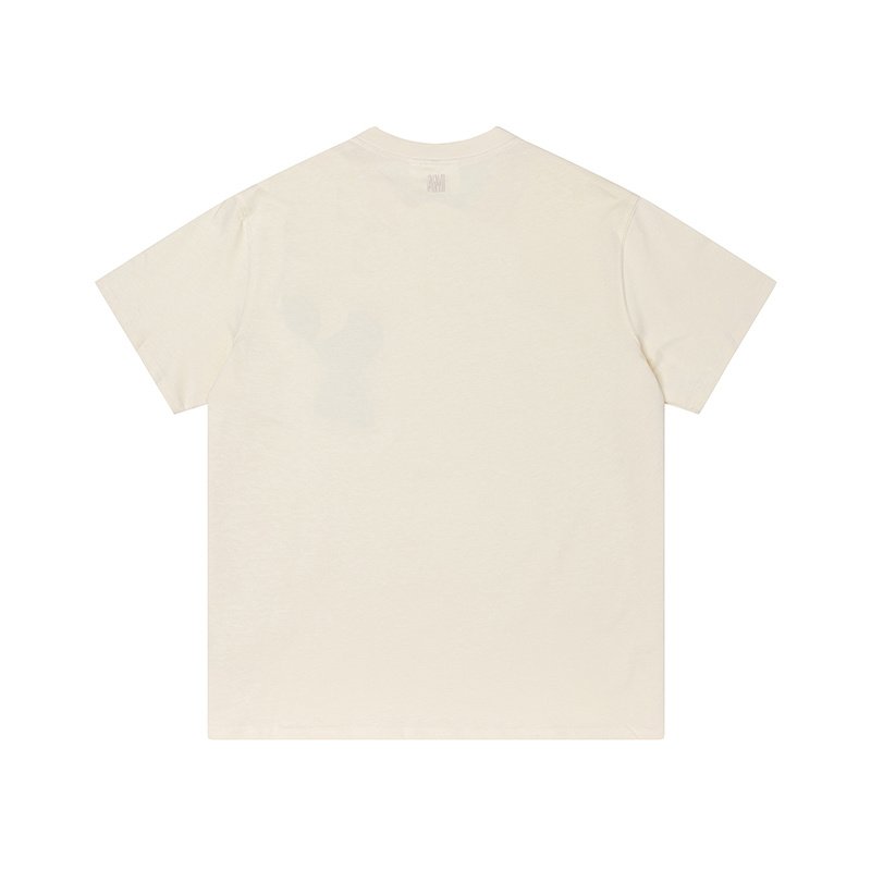 Футболка Amiri With The Name Brand On The Back "Cream" фото № 2