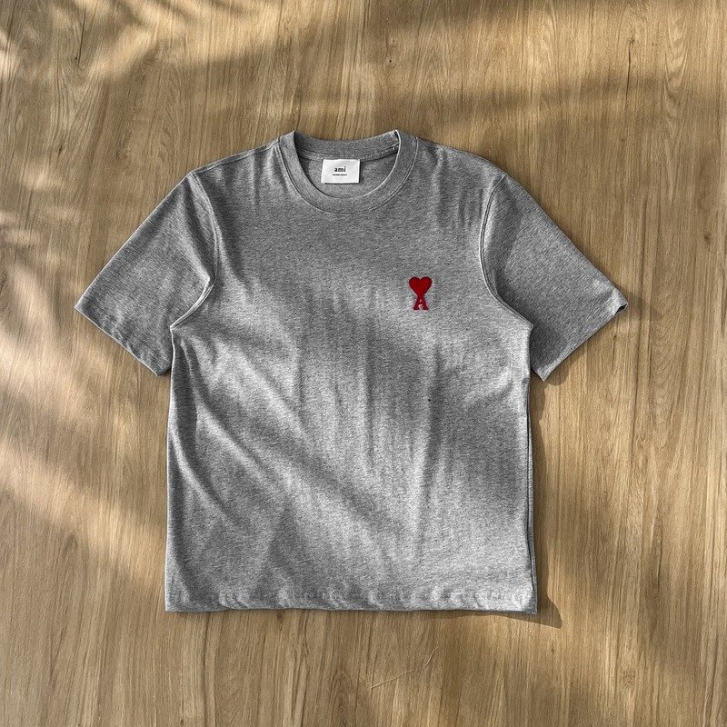 Футболка Amiri Cotton Base "Gray" фото № 2
