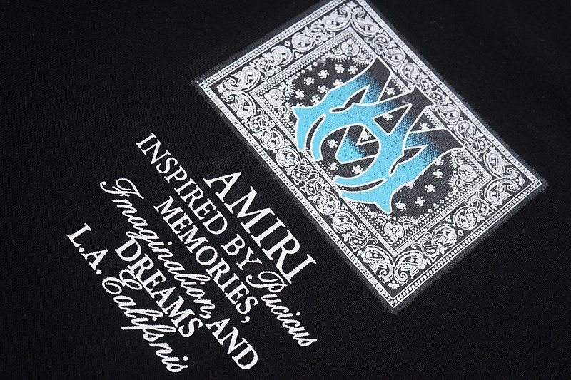 Футболка Amiri Memories "Black" фото № 2