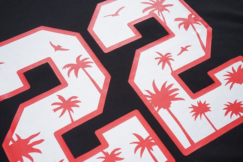 Футболка Amiri Number Twenty-Two "Black" фото № 5