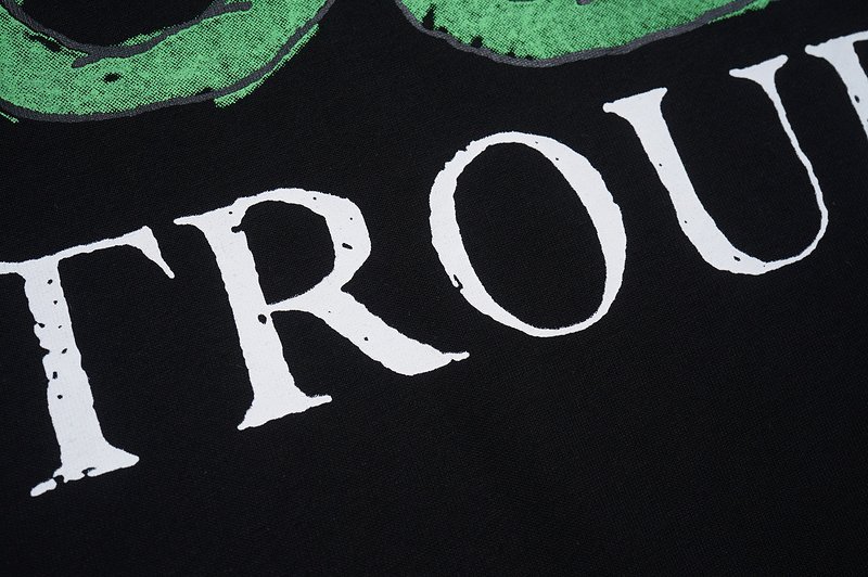 Футболка Amiri Trouble "Black" фото № 3