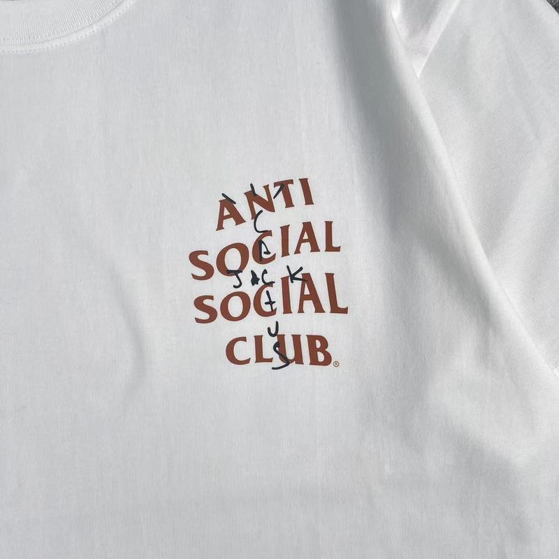 Футболка Anti Social Social Club X Cactus Jack Merch With Logo "White" фото № 3