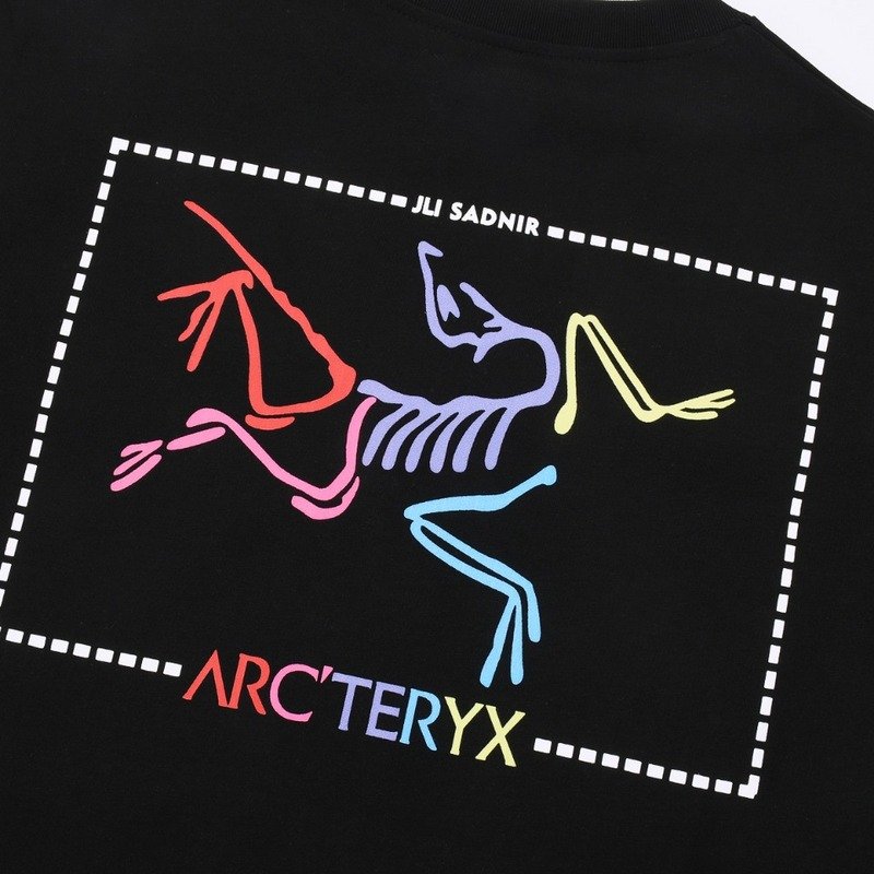 Футболка Arcteryx Multi-Colored Skeleton Print "Black" фото № 3