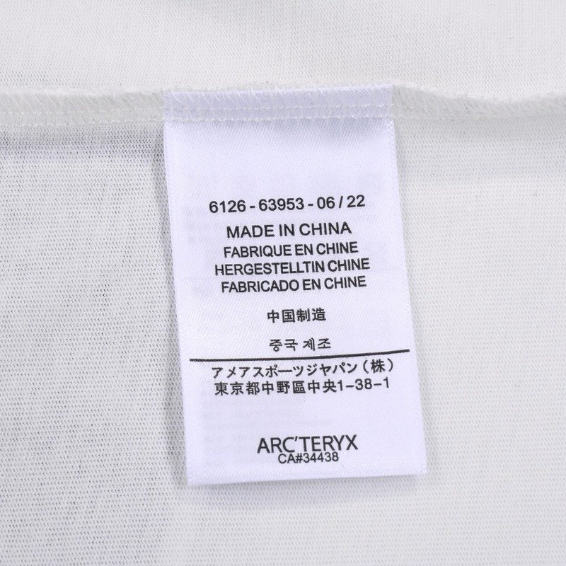 Футболка Arcteryx Backcouytht Acadithy Logo "White" фото № 5