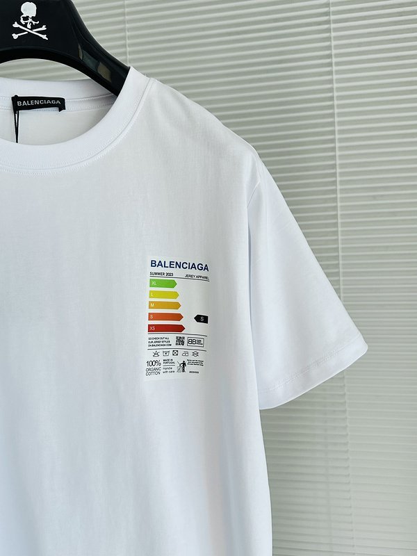 Футболка Balenciaga Go Check Out "White" фото № 3