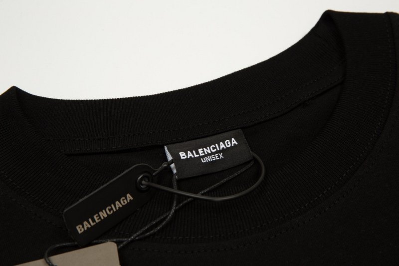 Футболка Balenciaga Smoke "Black" фото № 7