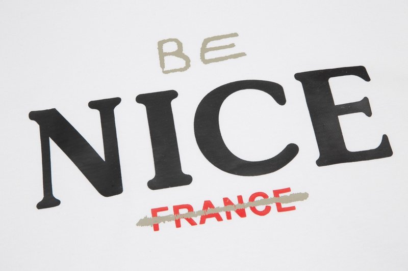 Футболка Balenciaga Be Nice "White" фото № 6