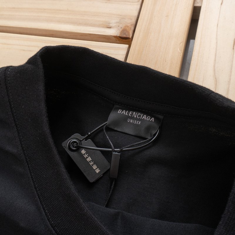 Футболка Balenciaga Metal BB "Black" фото № 6