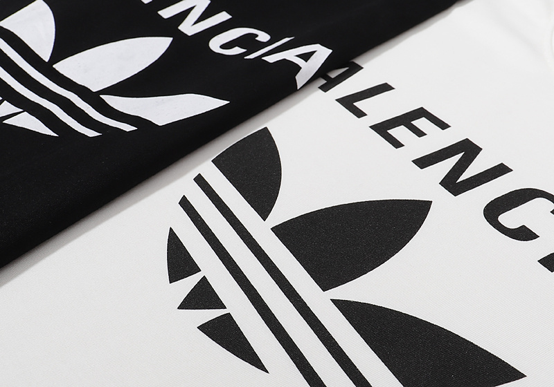 Футболка Balenciaga X Adidas Logo "Black" фото № 2