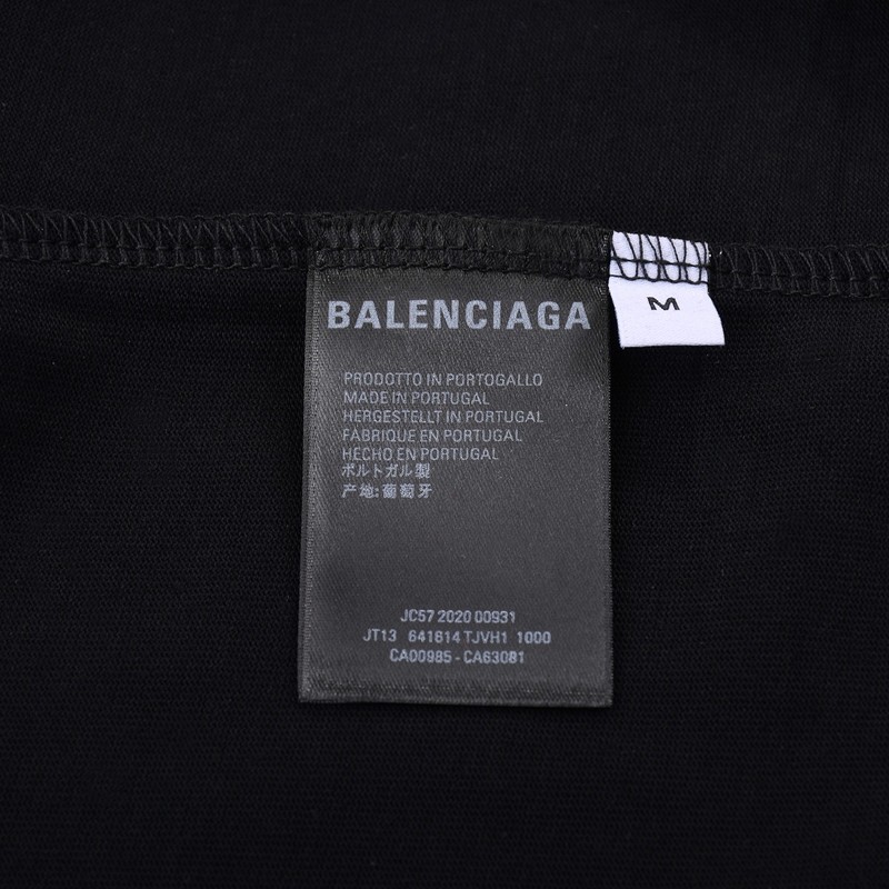 Футболка Balenciaga Sneakers in the Logo "Black" фото № 2