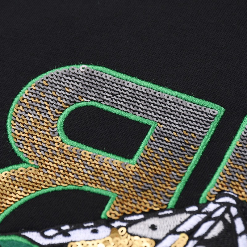 Футболка Balenciaga Sneakers in the Logo "Black" фото № 5