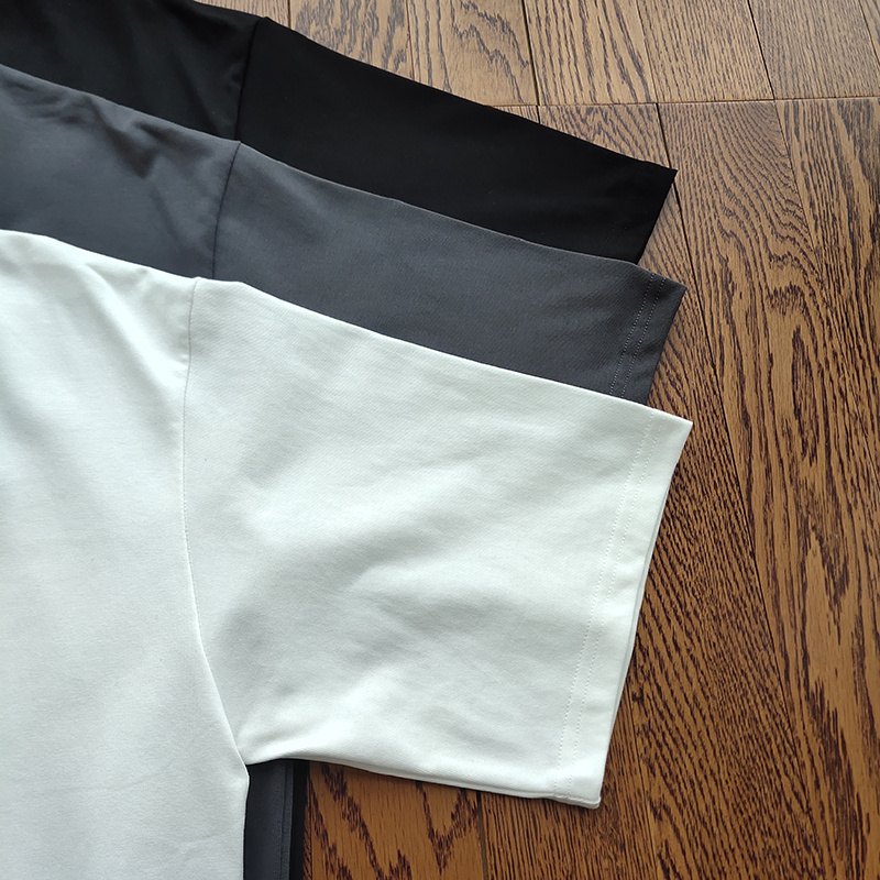 Футболка Balenciaga With A Small Brand Name "Gray/Black" фото № 4