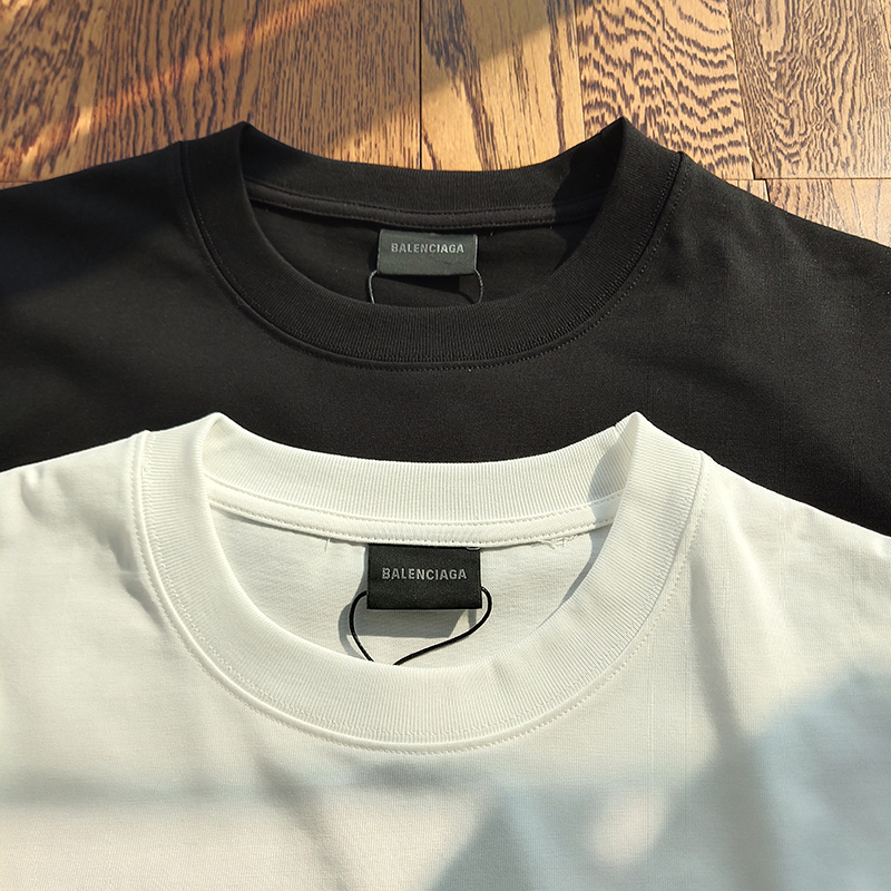 Футболка Balenciaga Not To See The Logo "Black" фото № 4