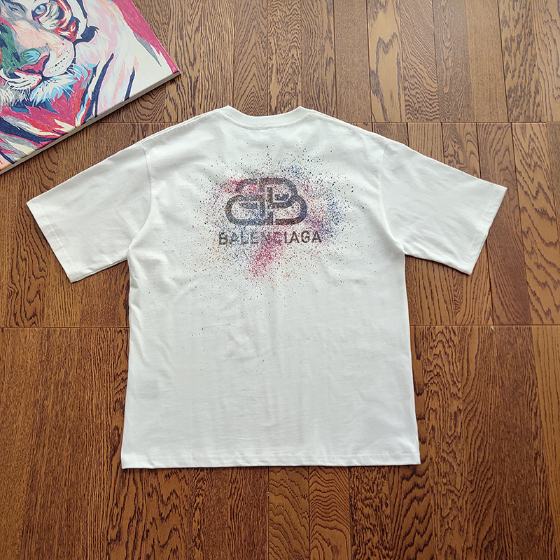 Футболка Balenciaga Cosmic Dust "White" фото № 2