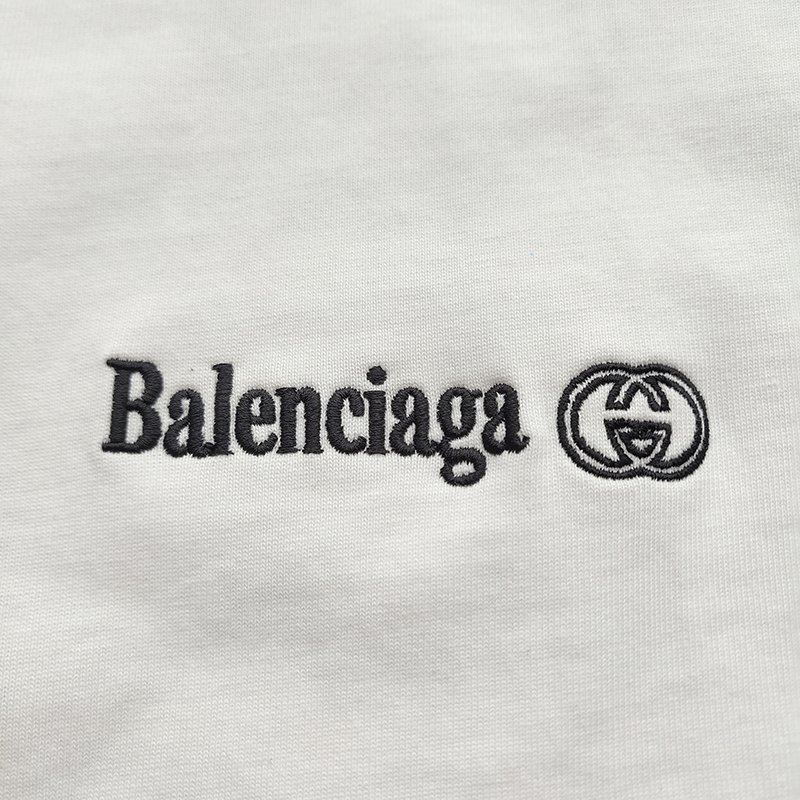 Футболка Balenciaga X Gucci Collaboration "White" фото № 6