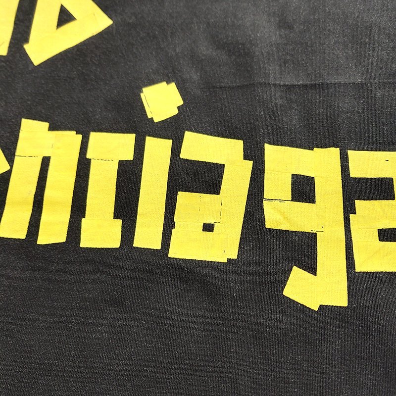 Футболка Balenciaga With A Yellow Logo "Black" фото № 4