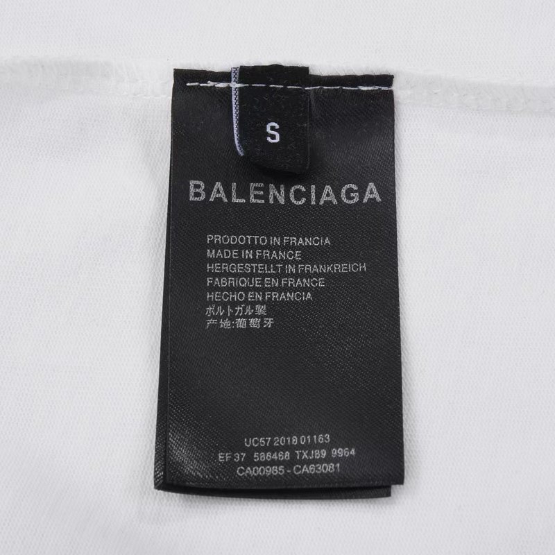 Футболка Balenciaga X Adidas With Logo And Greeting "White" фото № 5