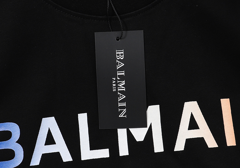 Футболка Balmain Shadow "Black" фото № 7
