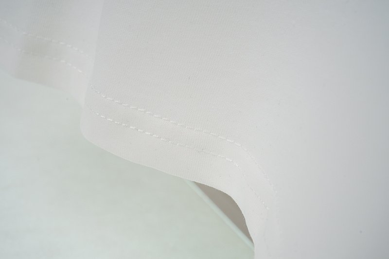 Футболка Balmain Part Of Collar Decorated By Logo Inscription "White" фото № 4