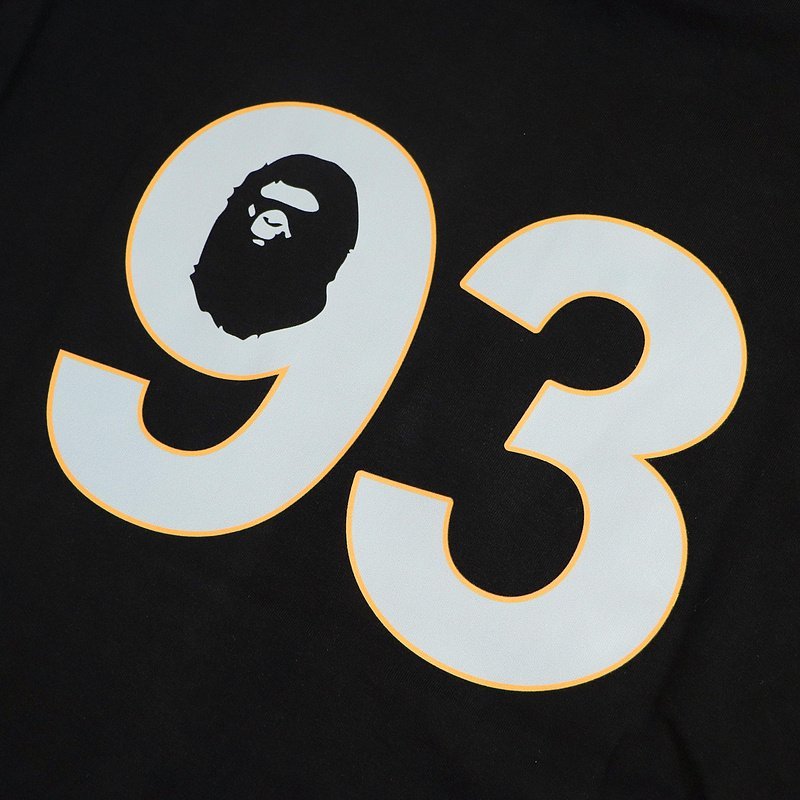 Футболка Bape Front And Back Inscription 93 "Black" фото № 7