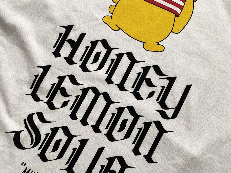 Футболка Beams Honey Lemon Sour "White" фото № 2