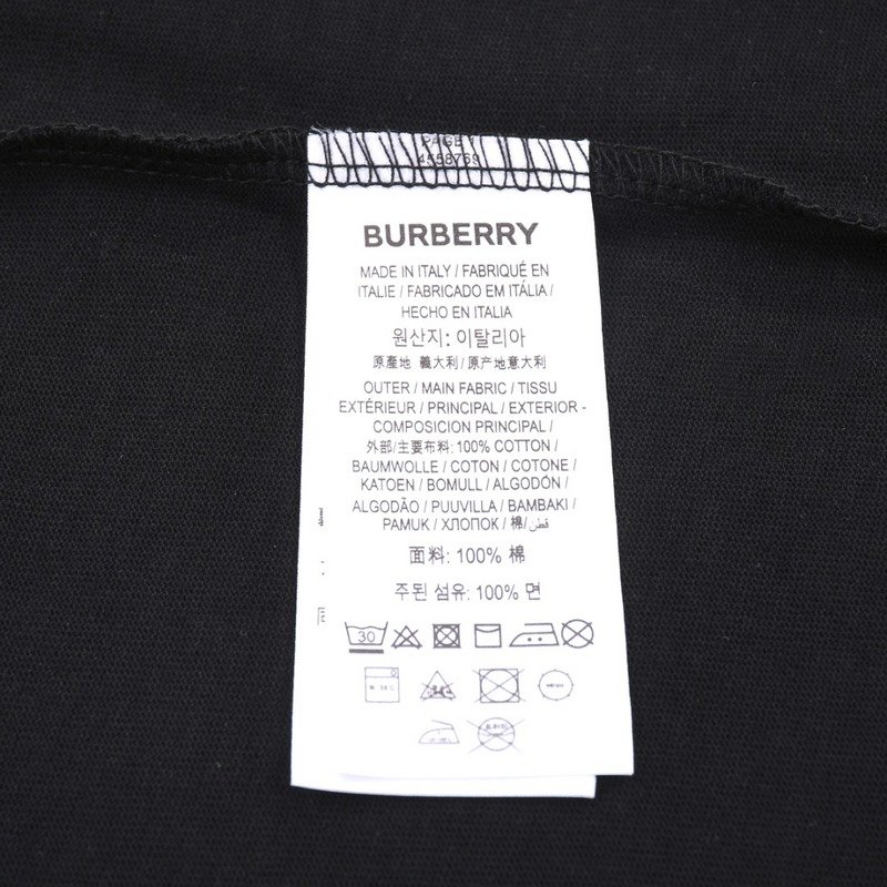 Футболка Burberry Shining Text Effect "Black" фото № 2