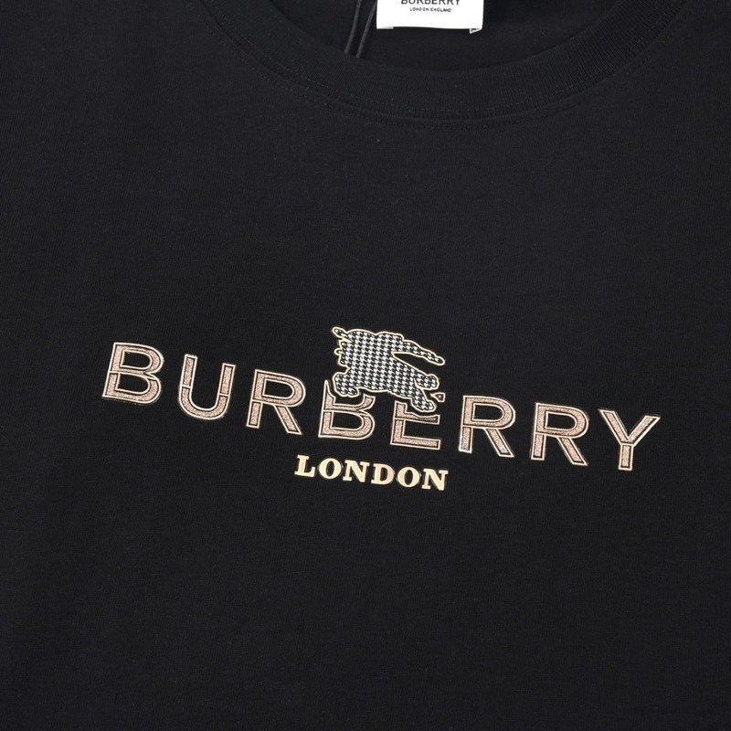 Футболка Burberry Shining Text Effect "Black" фото № 5