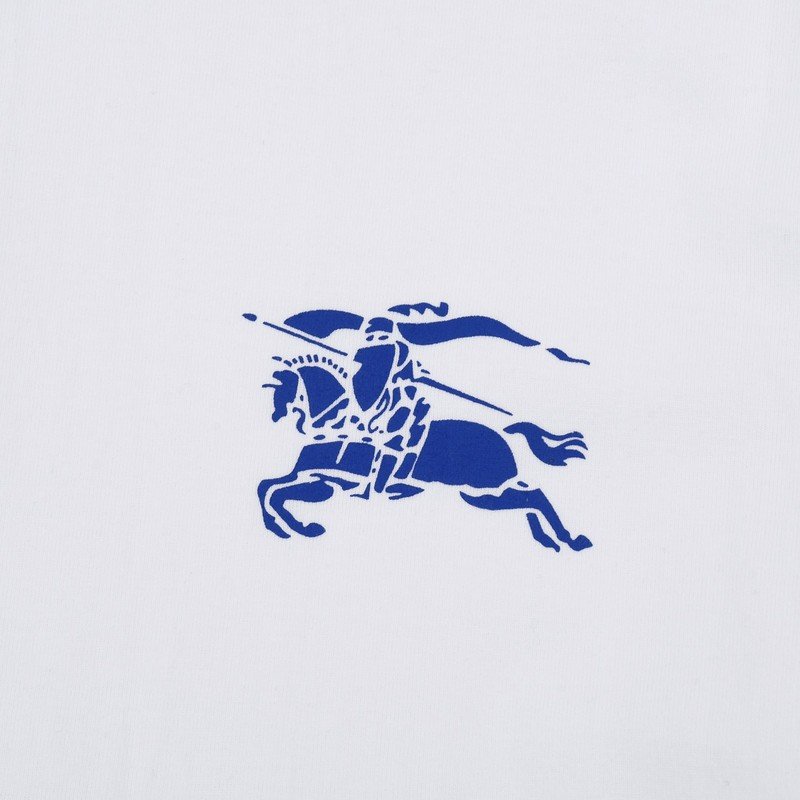 Футболка Burberry With Blue Rider Logo And Text "White" фото № 6
