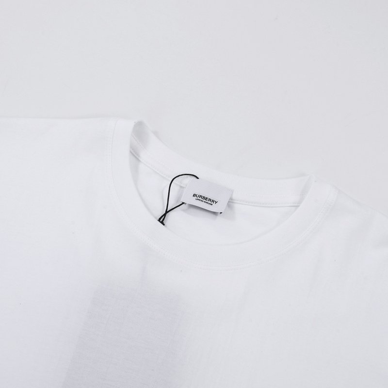 Футболка Burberry With Blue Rider Logo And Text "White" фото № 8