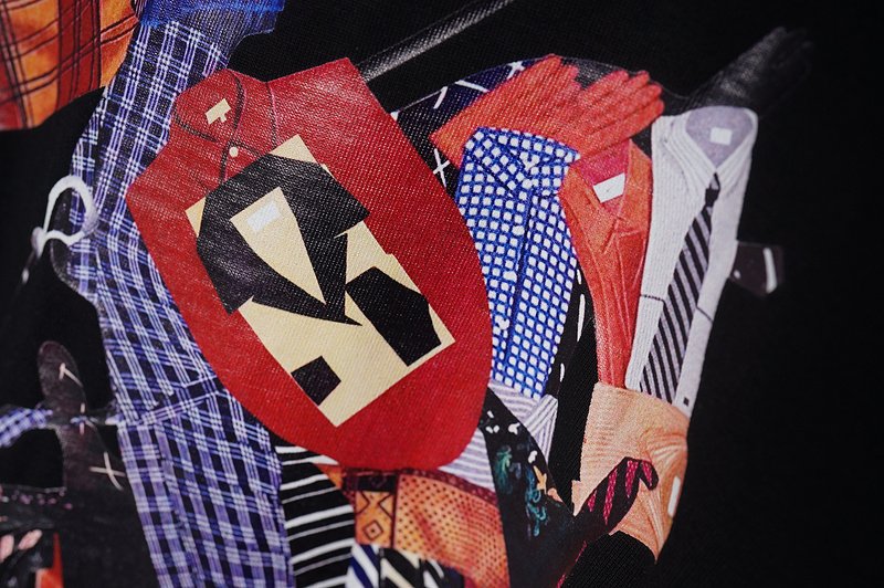 Футболка Burberry Colorful Image "Black" фото № 5