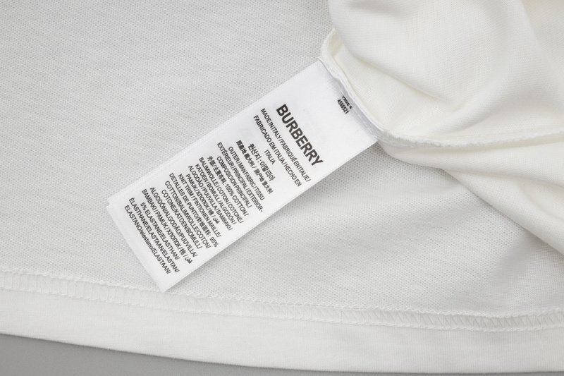 Футболка Burberry Stylish Logo "White" фото № 2