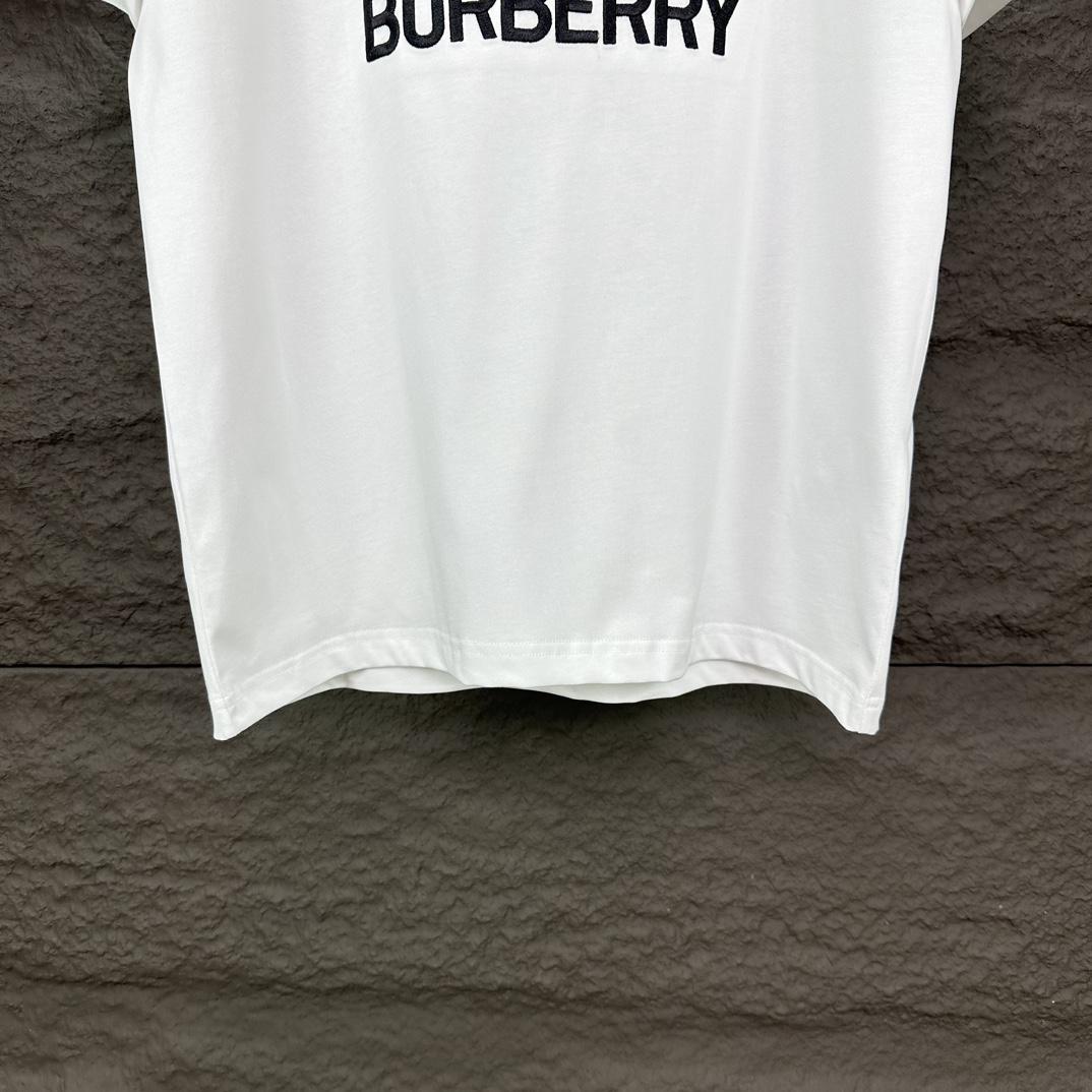 Футболка Burberry Frontside Print Big Black Warrior On The Horse "White" фото № 6