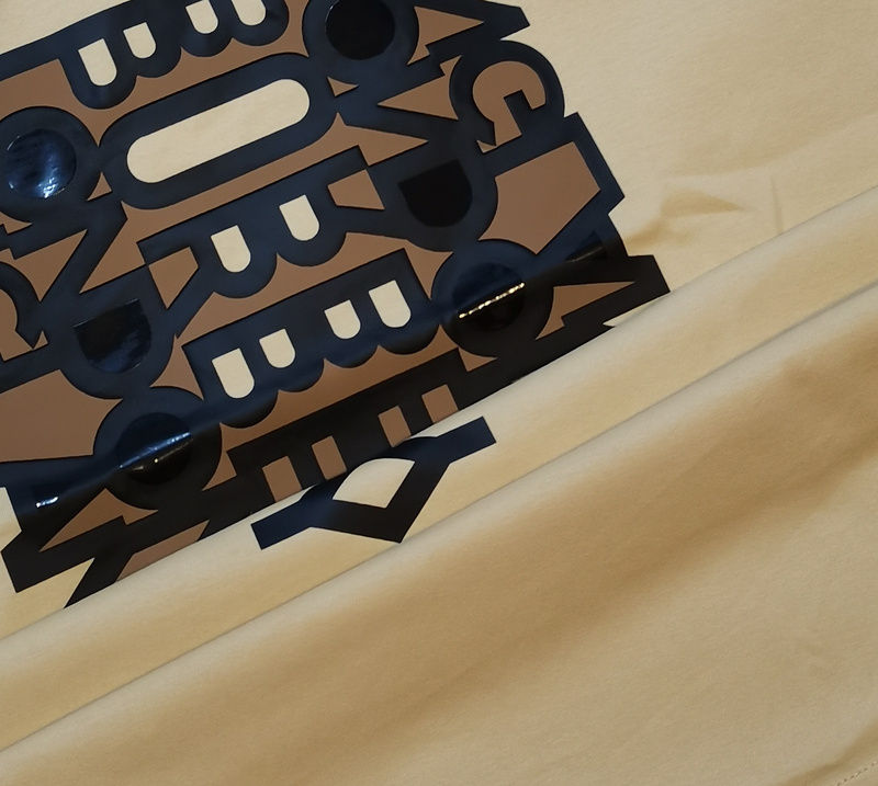 Футболка Burberry Interesting Brand Print "Beige" фото № 4
